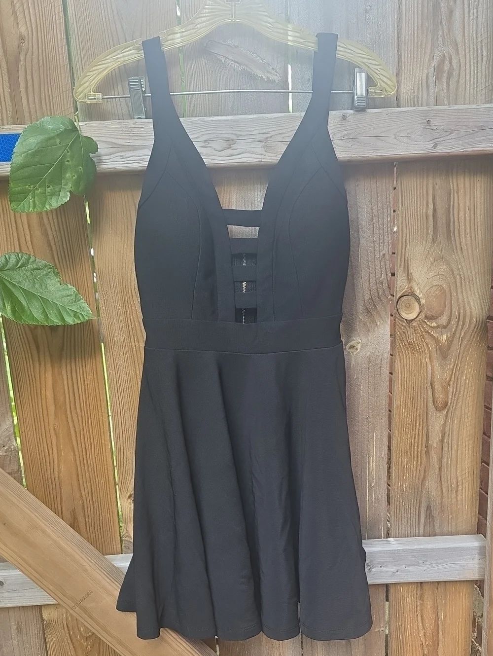 Trac Black Sleeveless Dress with Branded Tag